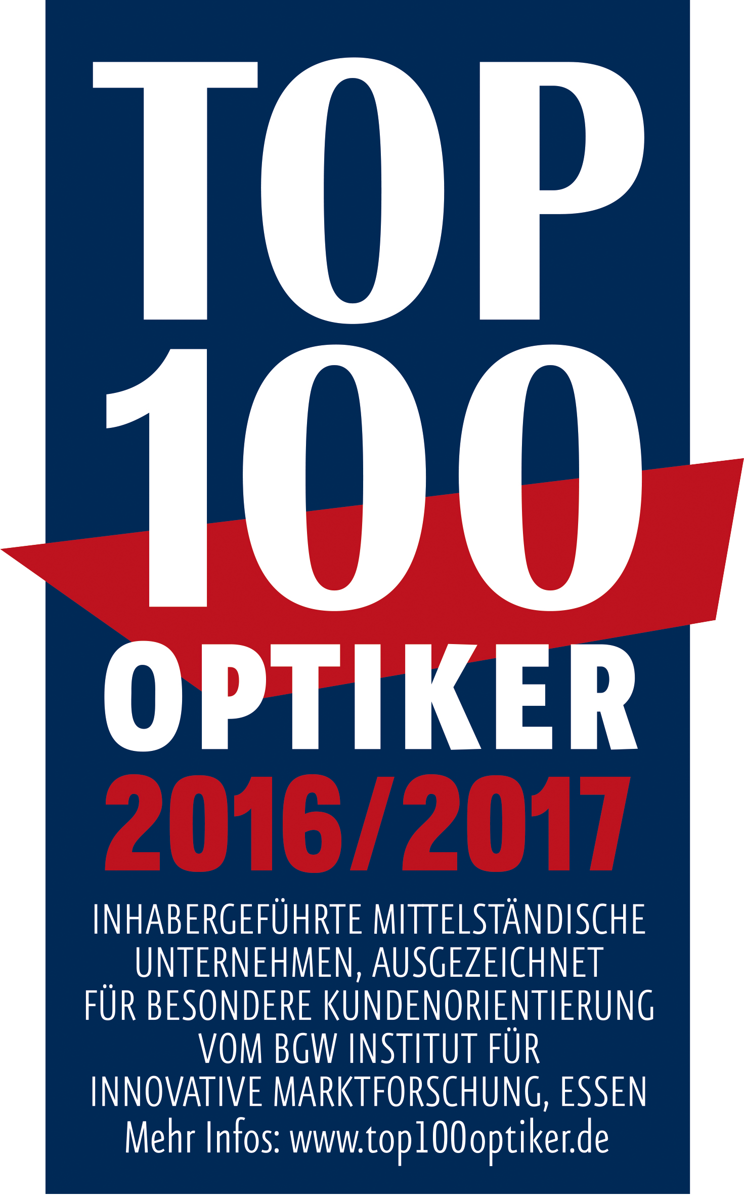 TOP 100 Optiker 2016/2017